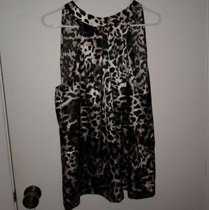 LEOPARD PRINT HALTER TOP
